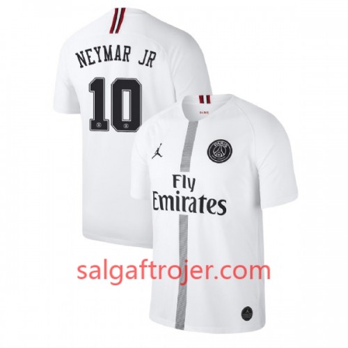 Paris Saint-Germain Fodboldtrøjer Neymar JR 10 Jodan Hvid 3. sæt 2018/19 Kort ærmer Paris Saint-Germain Fodboldtrøjer Neymar JR 10 Jodan Hvid 3. sæt 2018/19 Kort ærmer